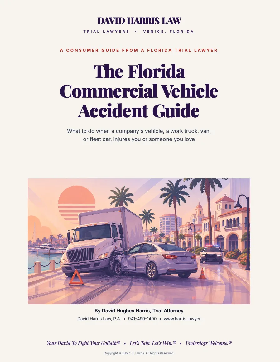 Cover of The Florida Commercial Vehicle Accident Guide by David Hughes Harris